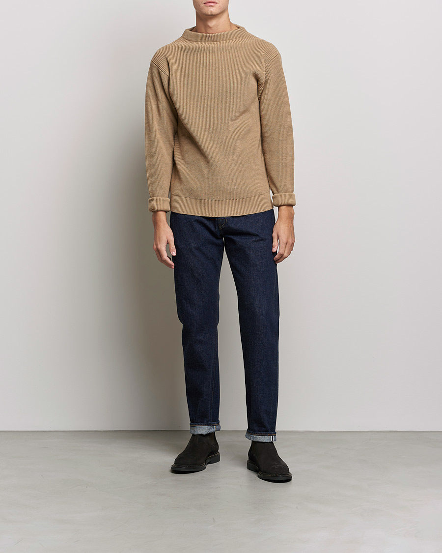 Homme | Pulls Et Tricots | Andersen-Andersen | Sailor Wool Crewneck Camel