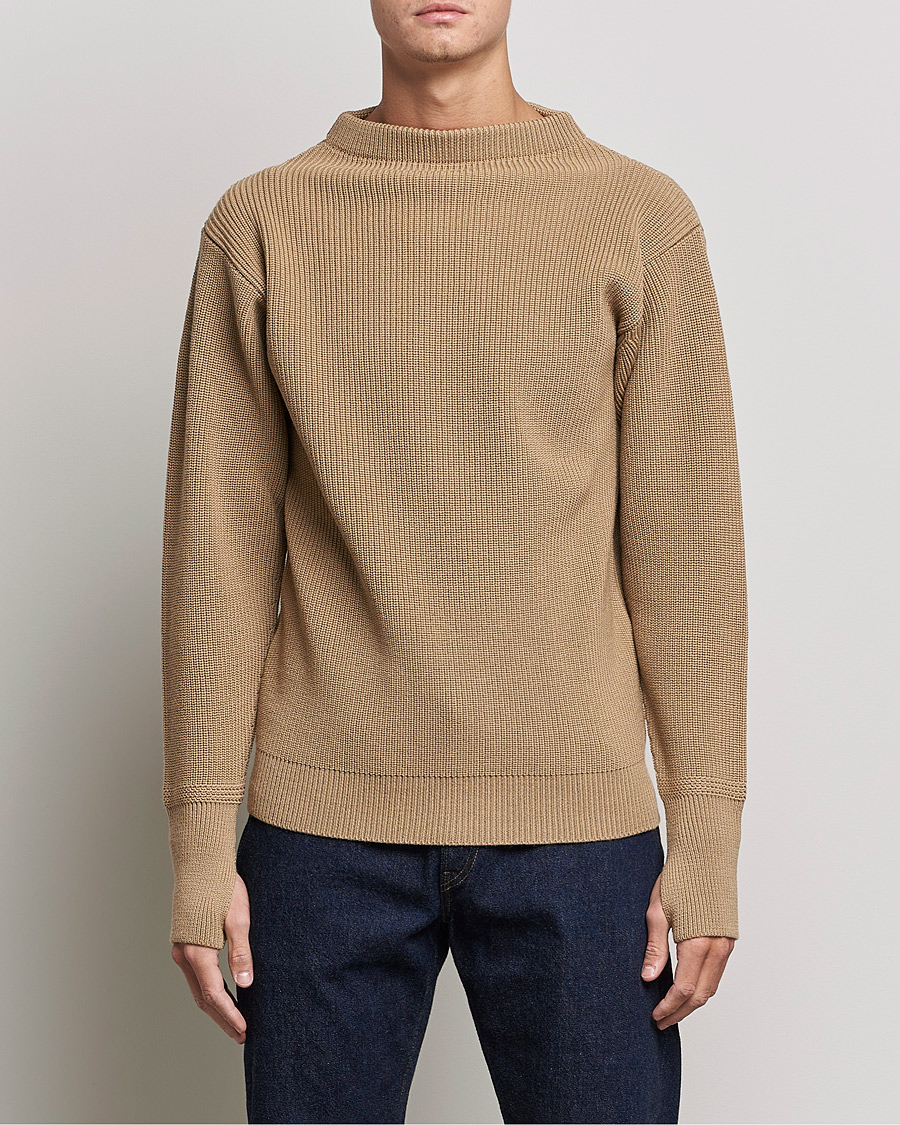Homme | Pulls Et Tricots | Andersen-Andersen | Sailor Wool Crewneck Camel