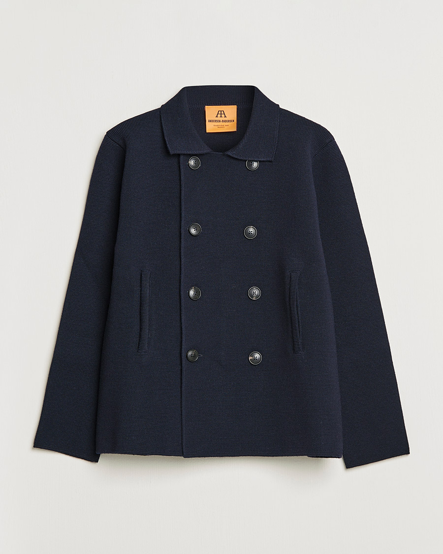 Homme | Manteaux Et Vestes | Andersen-Andersen | Peacoat Navy Blue