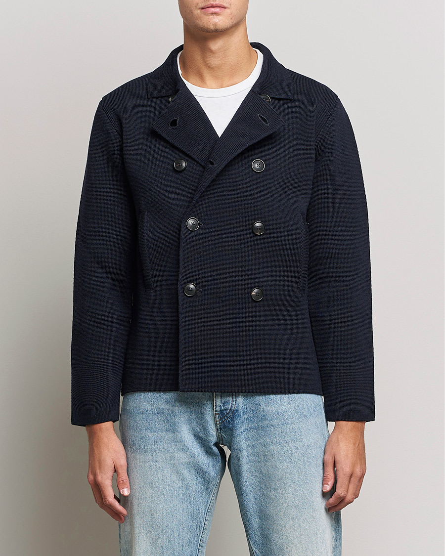Homme | Manteaux Et Vestes | Andersen-Andersen | Peacoat Navy Blue