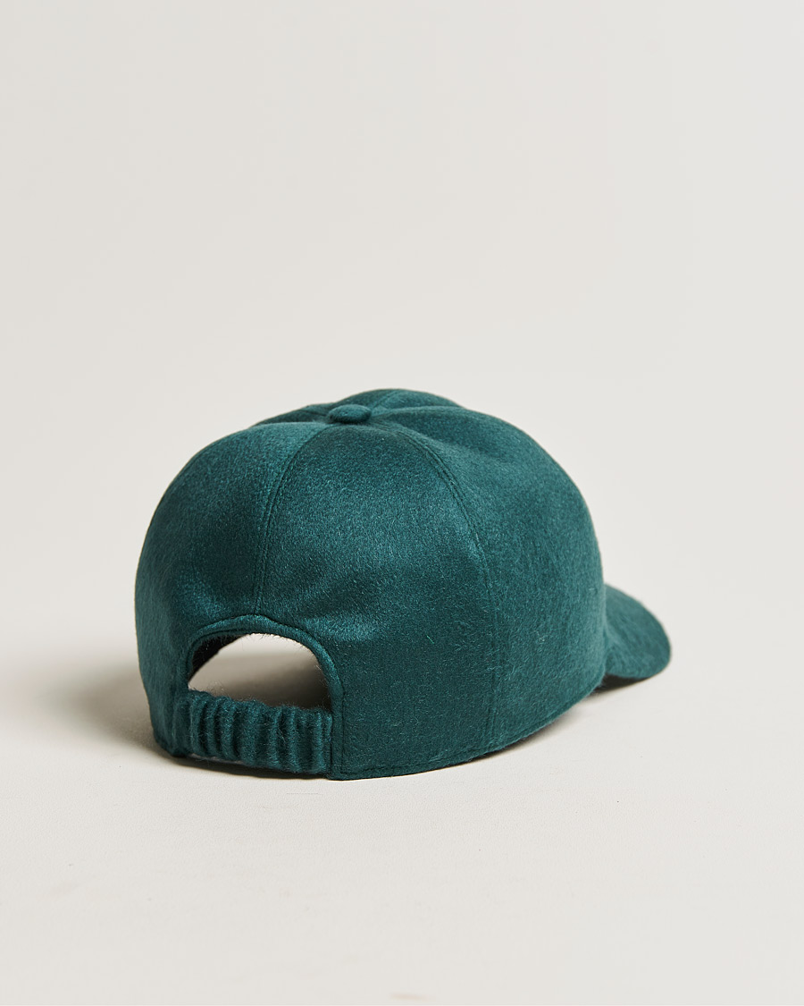 Homme | Kiton Cashmere Baseball Cap Dark Green | Kiton | Cashmere Baseball Cap Dark Green
