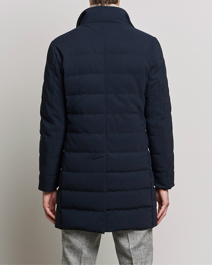 Homme | Manteaux Et Vestes | Kiton | Technical Down Coat Navy