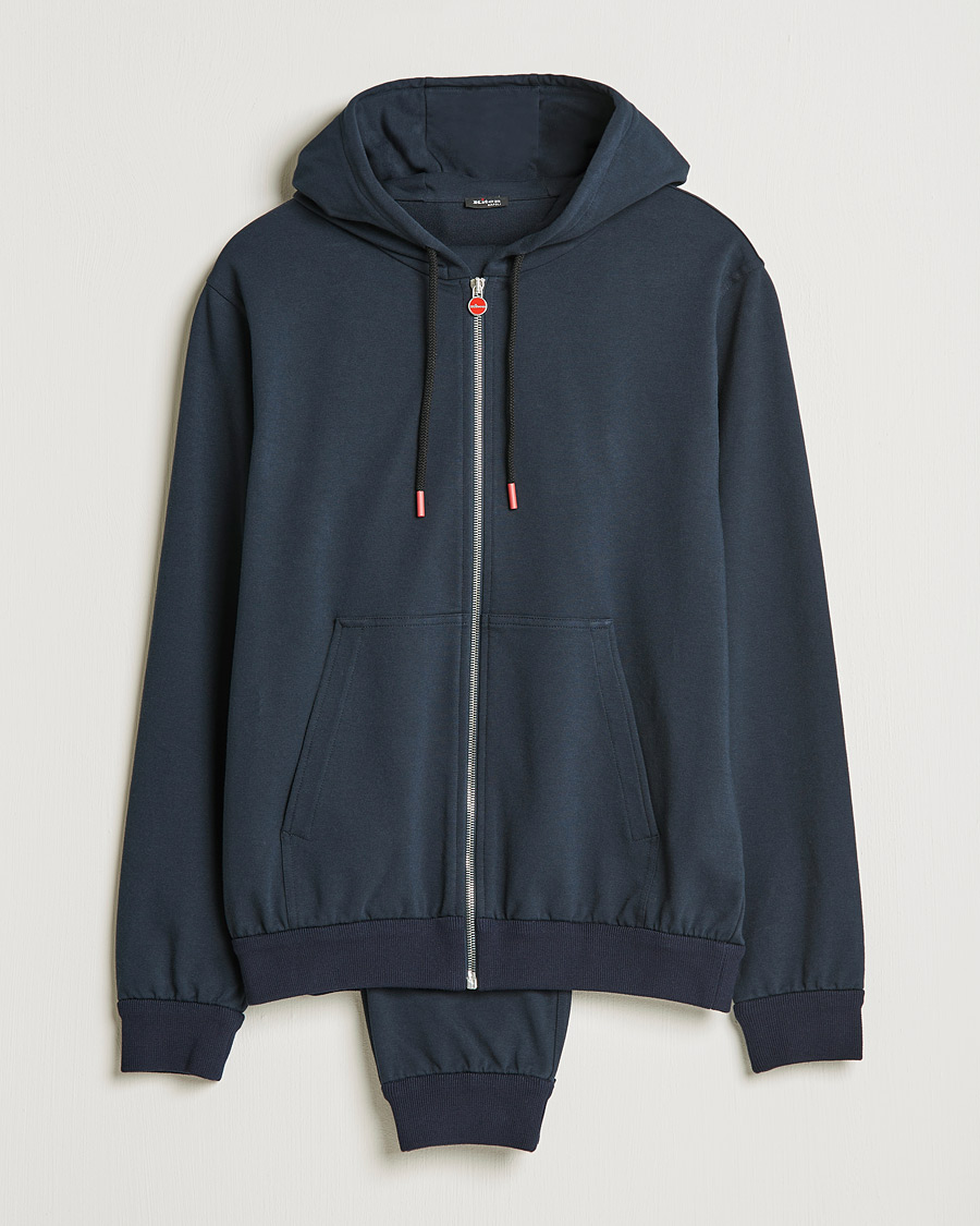 Homme | Pulls Et Tricots | Kiton | Cotton Blend Track Suit Navy