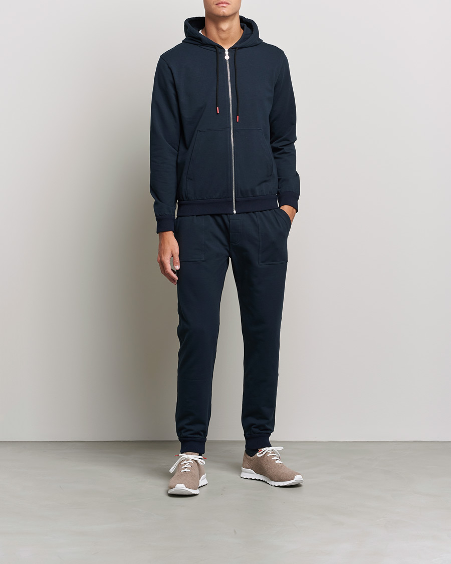 Homme | Pulls Et Tricots | Kiton | Cotton Blend Track Suit Navy