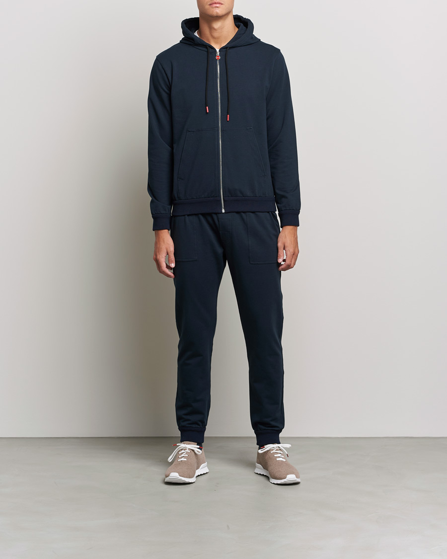 Homme | Pulls Et Tricots | Kiton | Cotton Blend Track Suit Navy