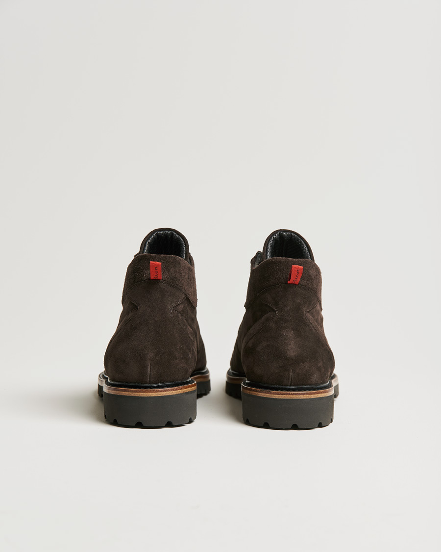 Homme | Kiton St Moritz Winter Boots Dark Brown Suede | Kiton | St Moritz Winter Boots Dark Brown Suede