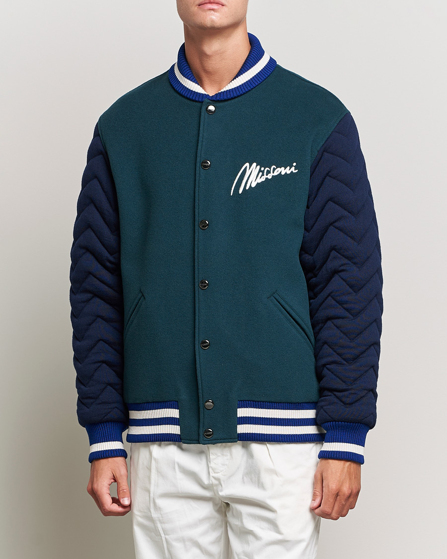 Homme | Manteaux Et Vestes | Missoni | Varsity Jacket Navy