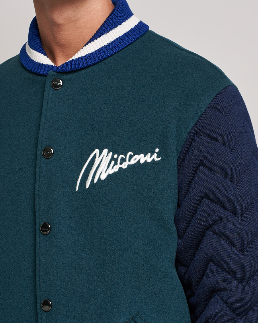 Homme | Manteaux Et Vestes | Missoni | Varsity Jacket Navy