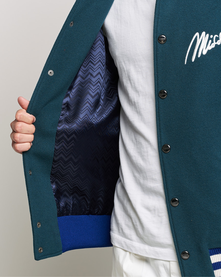 Homme | Manteaux Et Vestes | Missoni | Varsity Jacket Navy