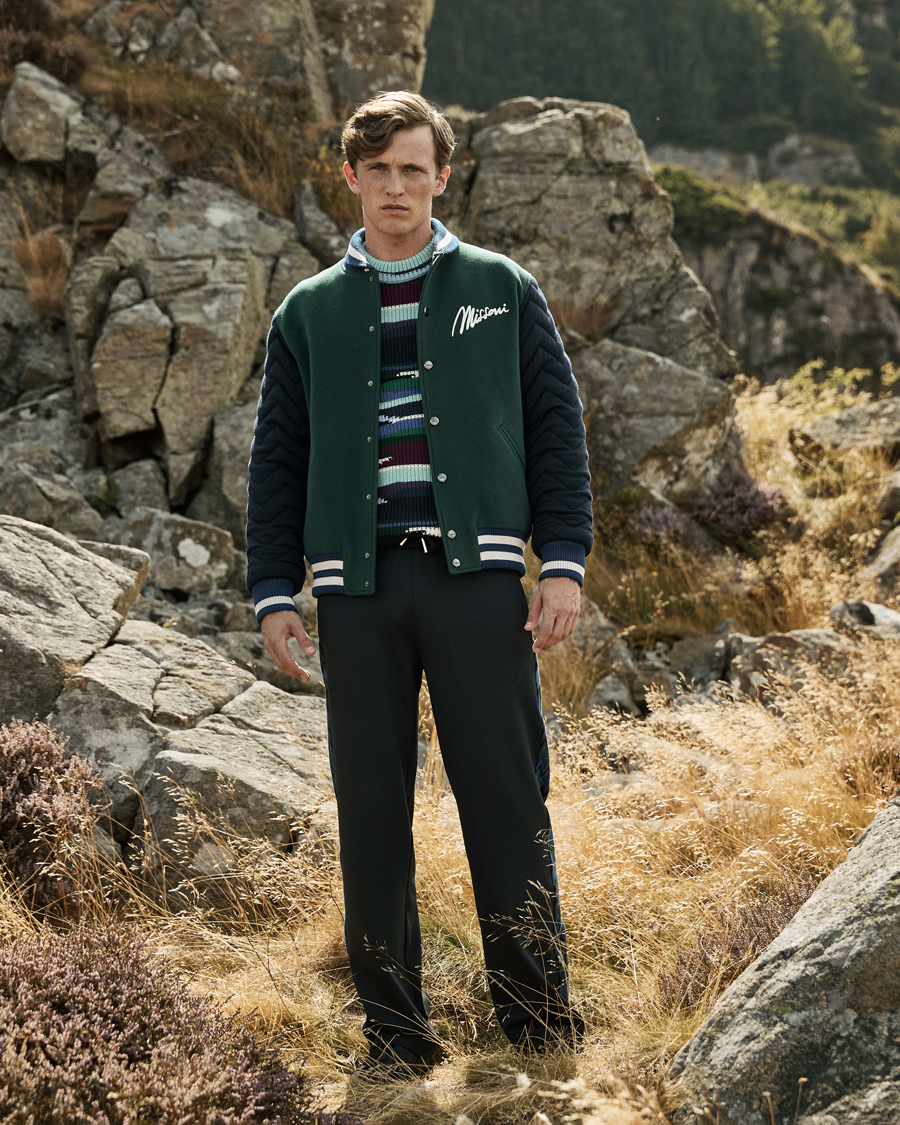 Homme | Pantalons | Missoni | Chevron Track Pants Navy