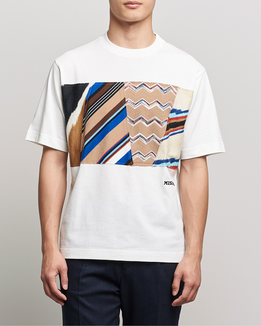 Homme | T-shirts | Missoni | Patchwork T-Shirt White