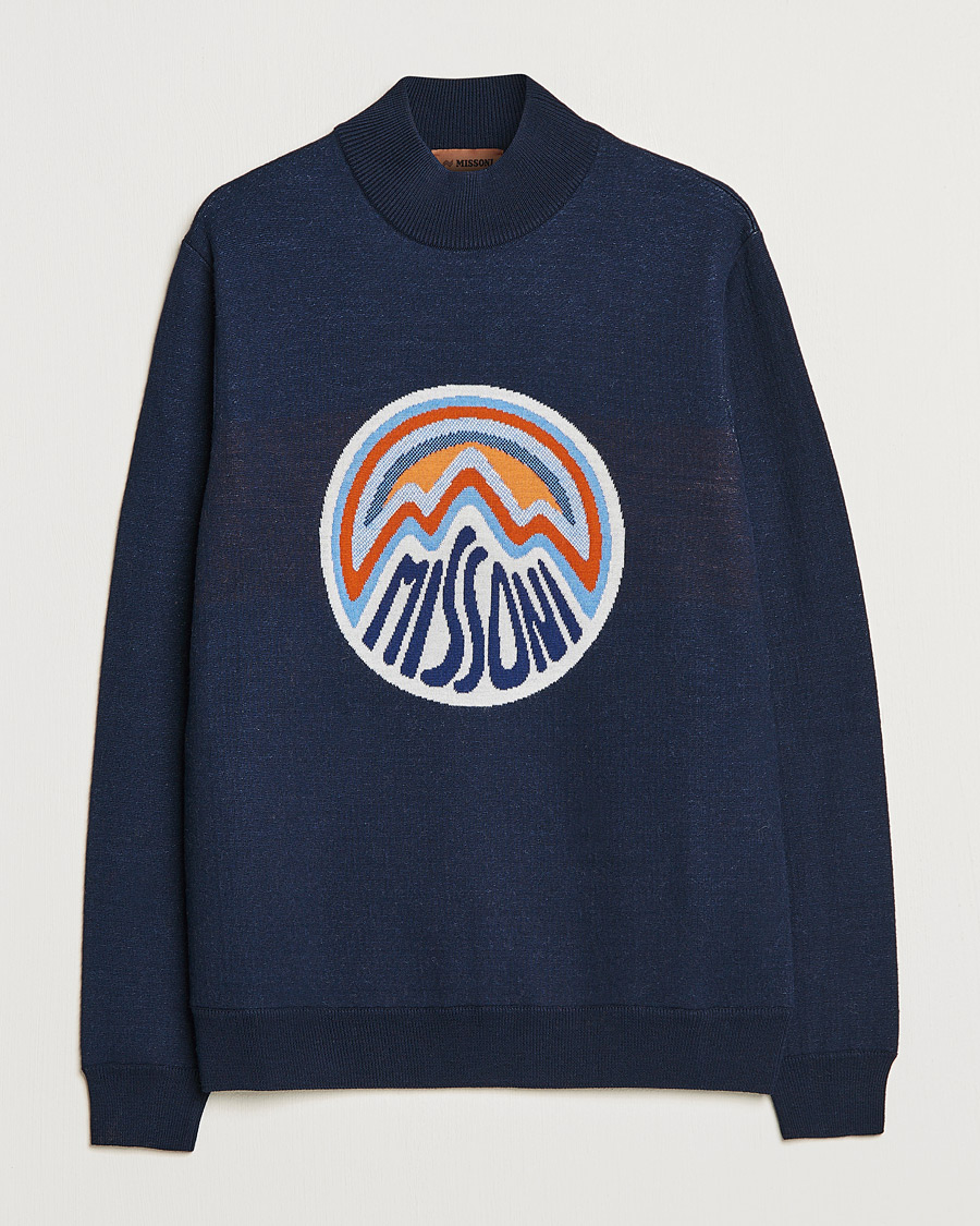Homme | Pulls Et Tricots | Missoni | Mountain Calling High Neck Navy