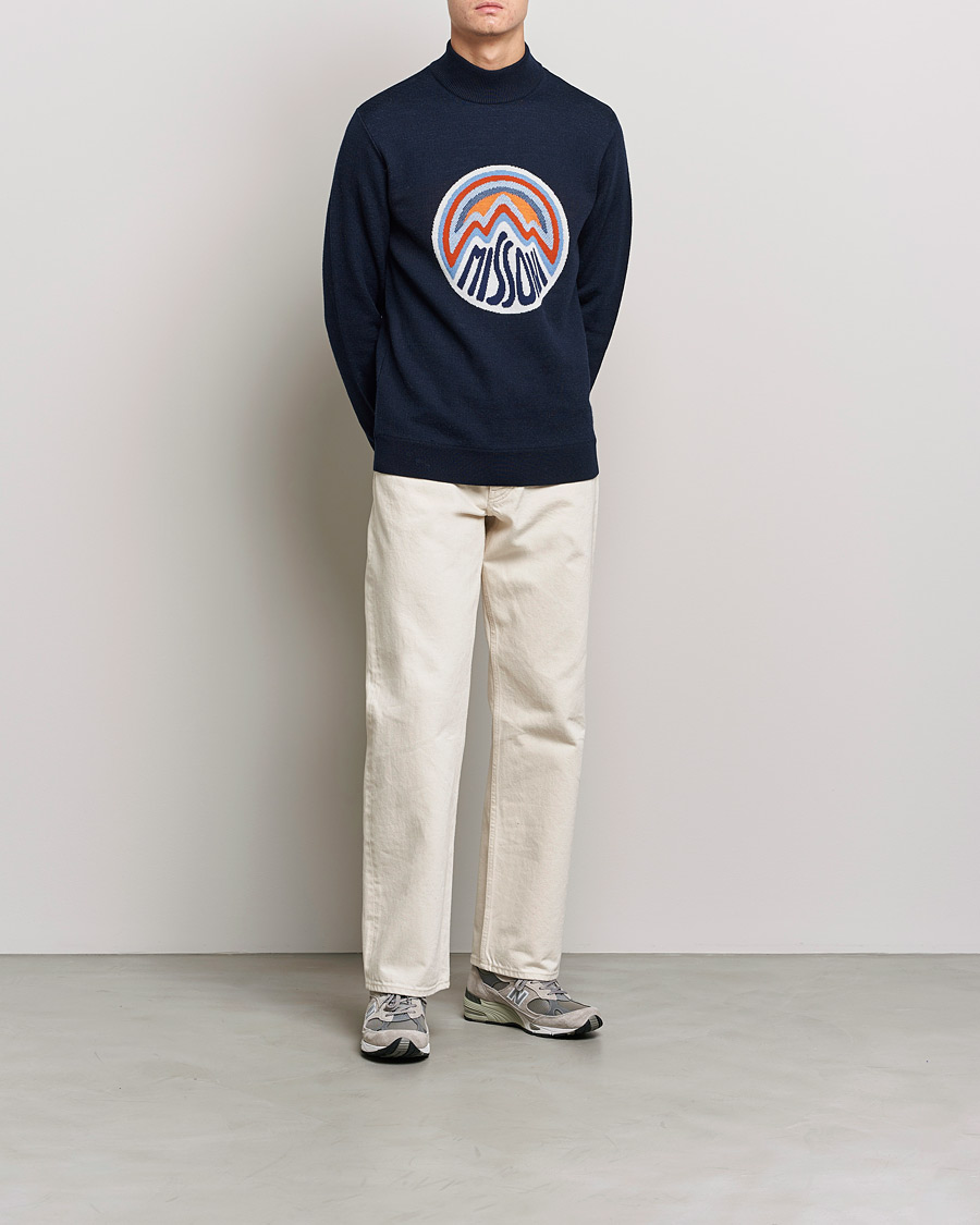 Homme | Pulls Et Tricots | Missoni | Mountain Calling High Neck Navy