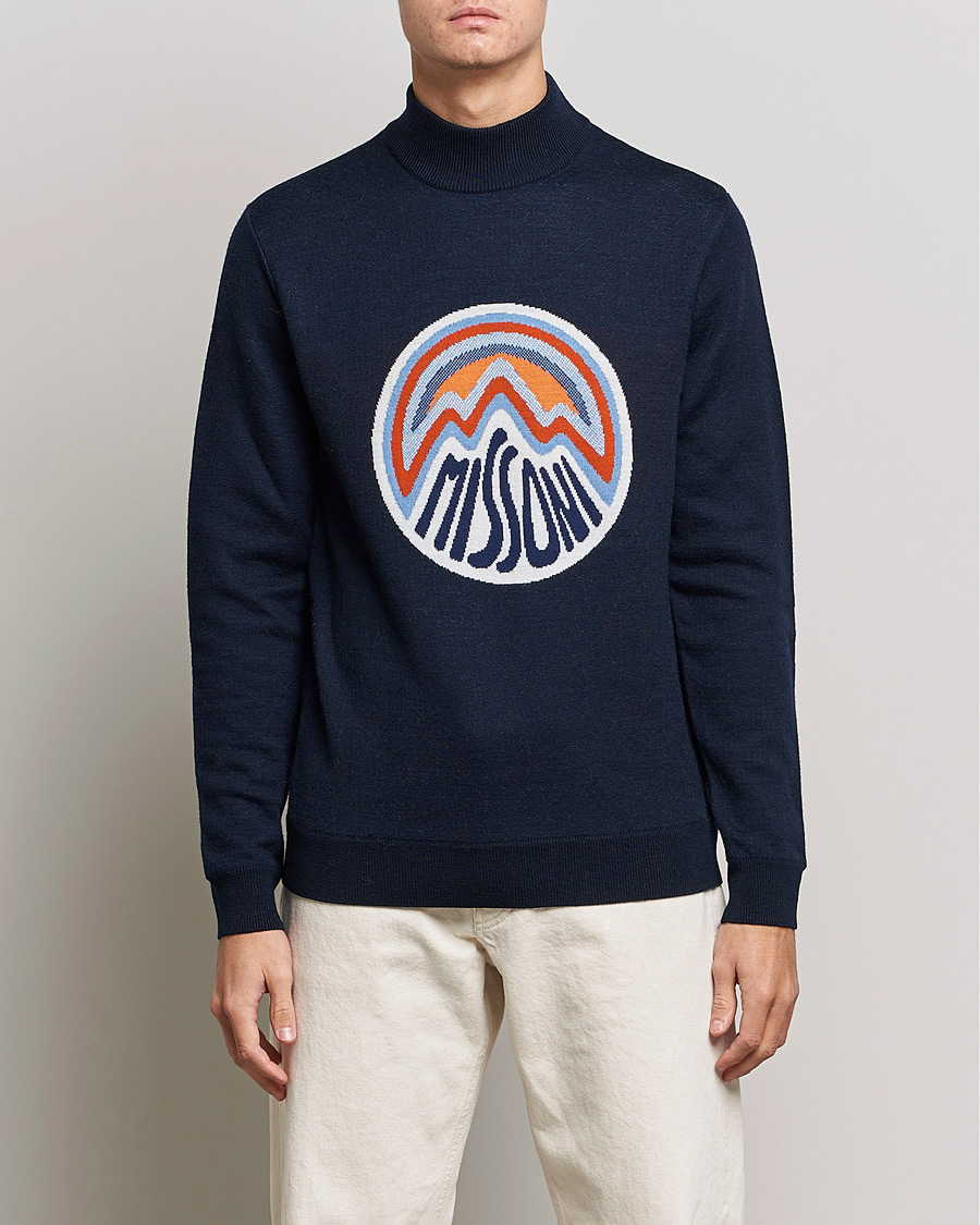 Homme | Pulls Et Tricots | Missoni | Mountain Calling High Neck Navy
