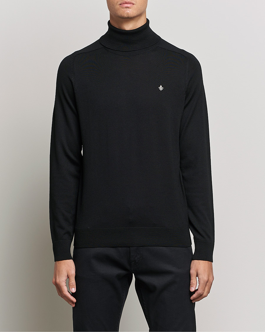 Homme | Pulls Et Tricots | Morris | Merino Rollneck Black