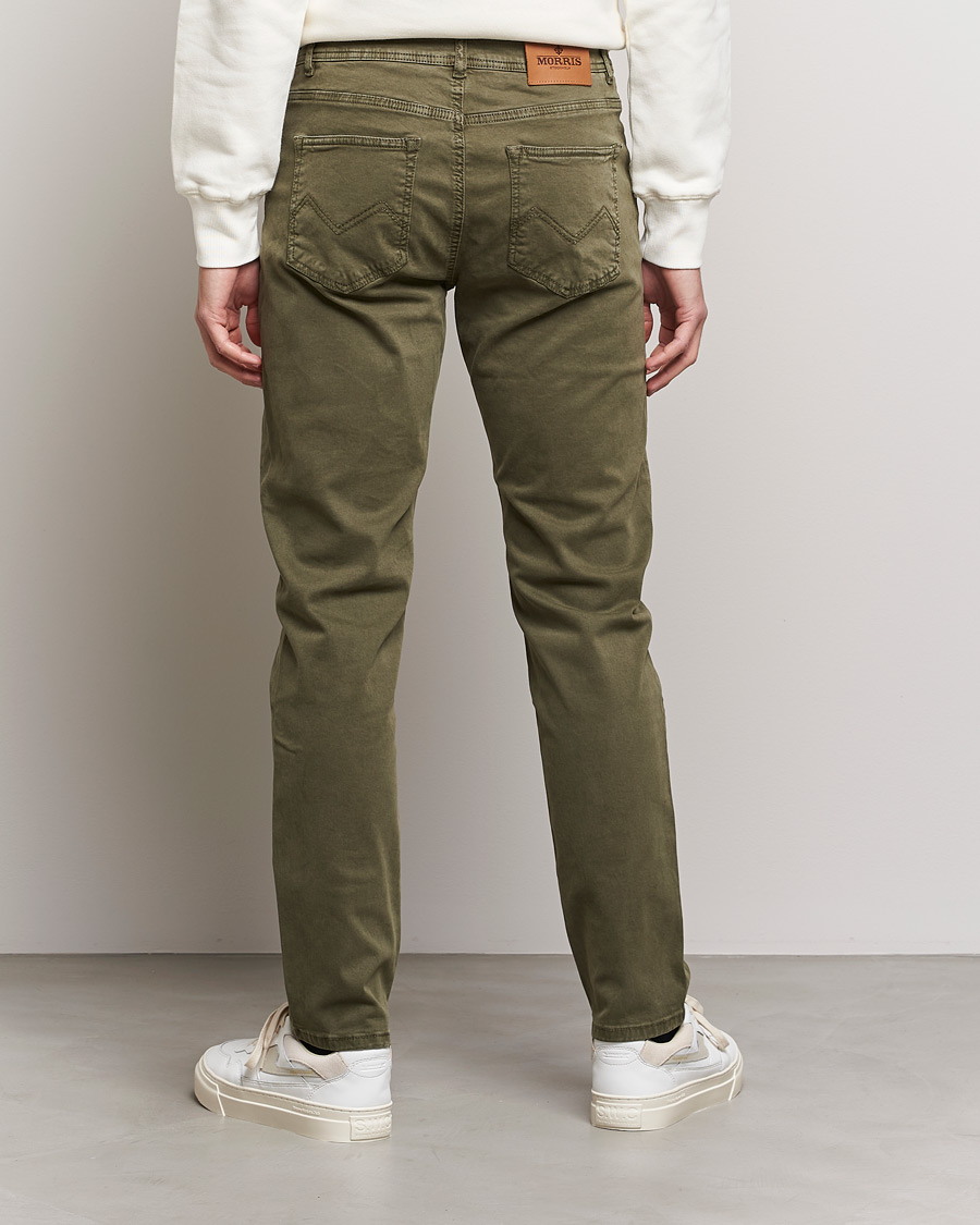 Homme | Pantalons | Morris | James Brushed Chinos Olive