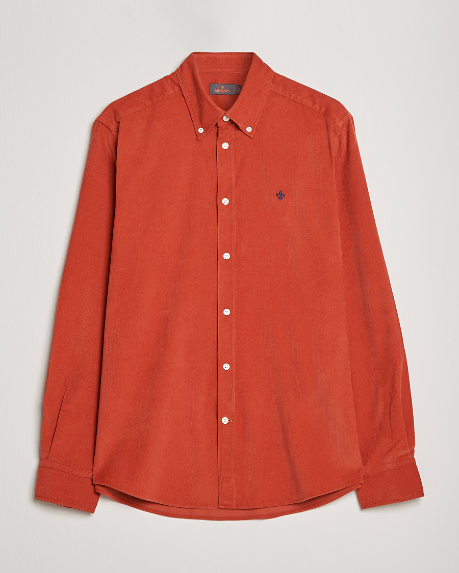 Homme | Chemises | Morris | Douglas Corduroy Button Down Shirt Red