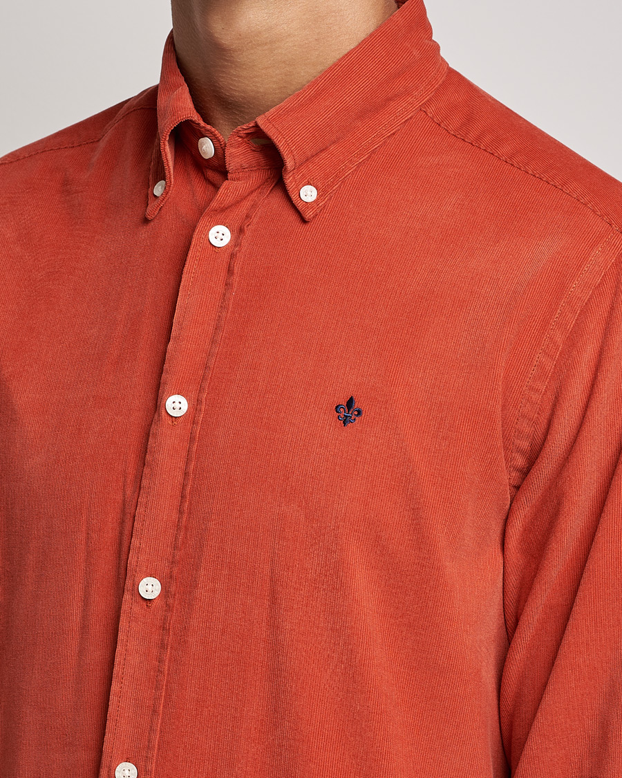 Homme | Chemises | Morris | Douglas Corduroy Button Down Shirt Red