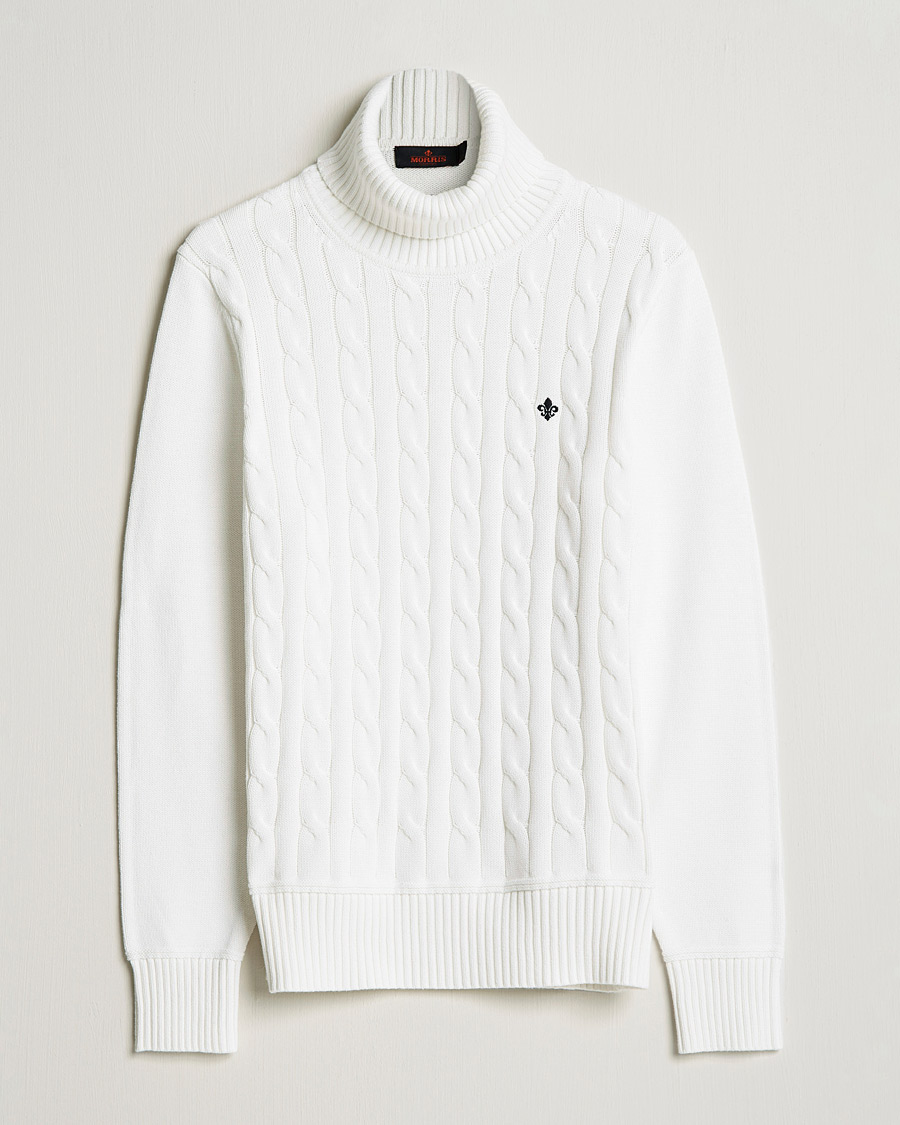 Homme | Pulls Et Tricots | Morris | Edmond Cable Rollneck Off White
