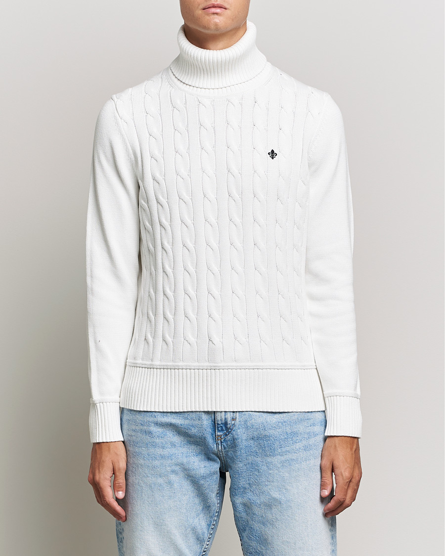 Homme | Pulls Et Tricots | Morris | Edmond Cable Rollneck Off White