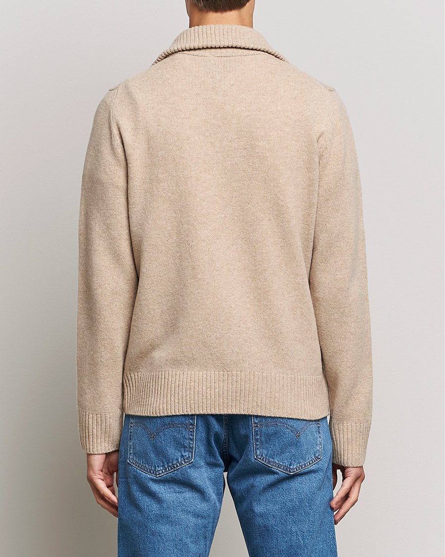 Homme | Pulls Et Tricots | Morris | Kieran Wool Half Zip Khaki