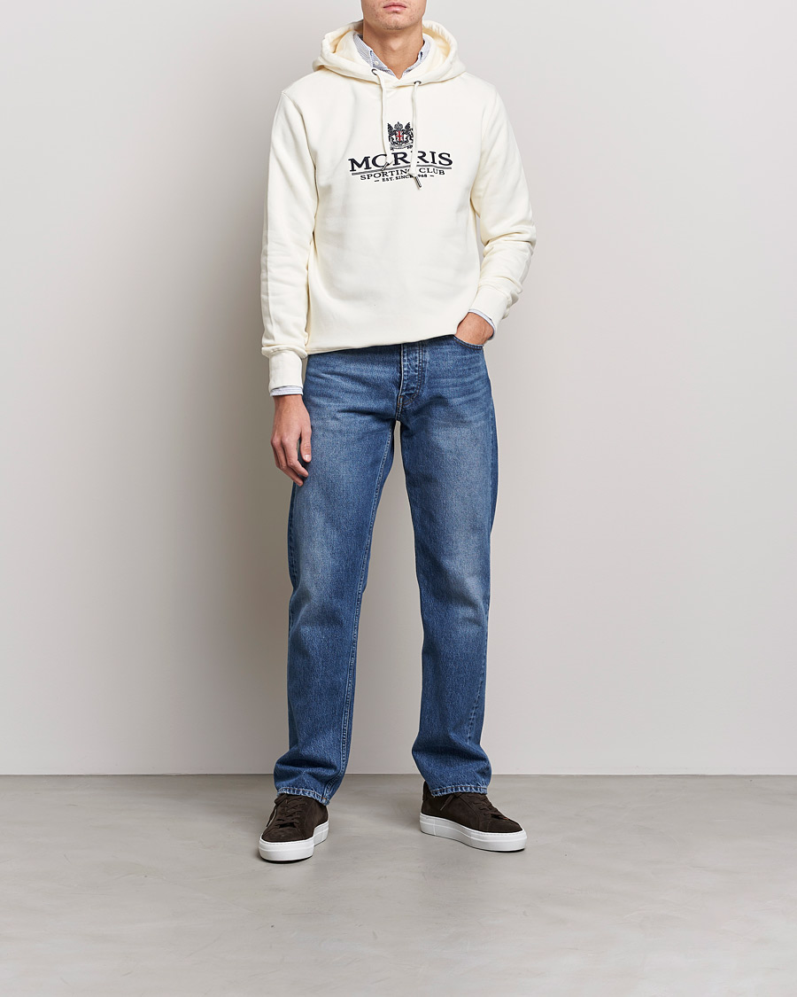 Homme | Pulls Et Tricots | Morris | Trevor Logo Hoodie Off White