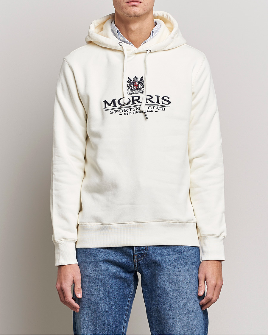 Homme | Pulls Et Tricots | Morris | Trevor Logo Hoodie Off White