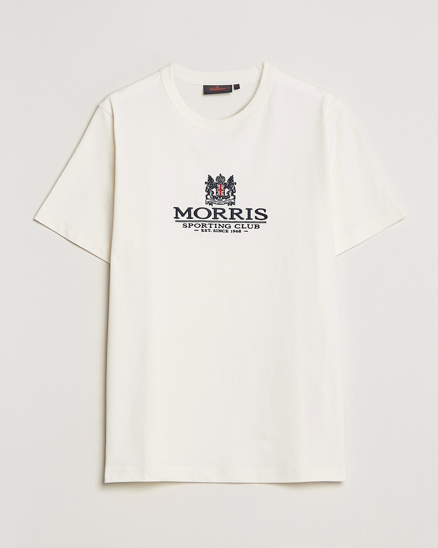Homme | T-shirts | Morris | Trevor Logo T-shirt Off White