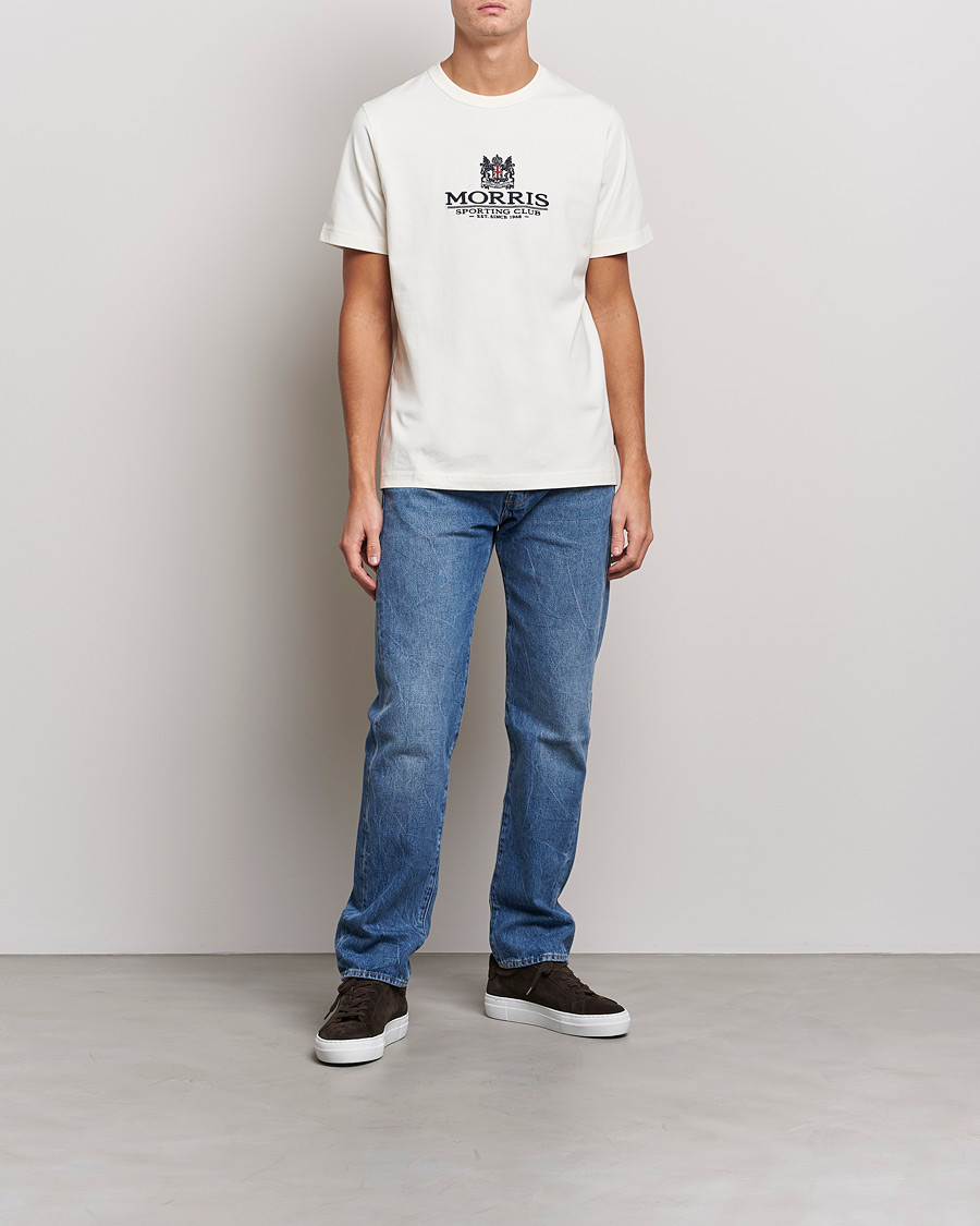 Homme | T-shirts | Morris | Trevor Logo T-shirt Off White