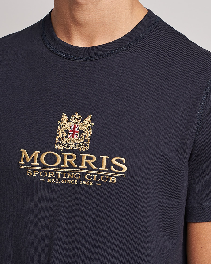 Homme | T-shirts | Morris | Trevor Logo T-shirt Blue