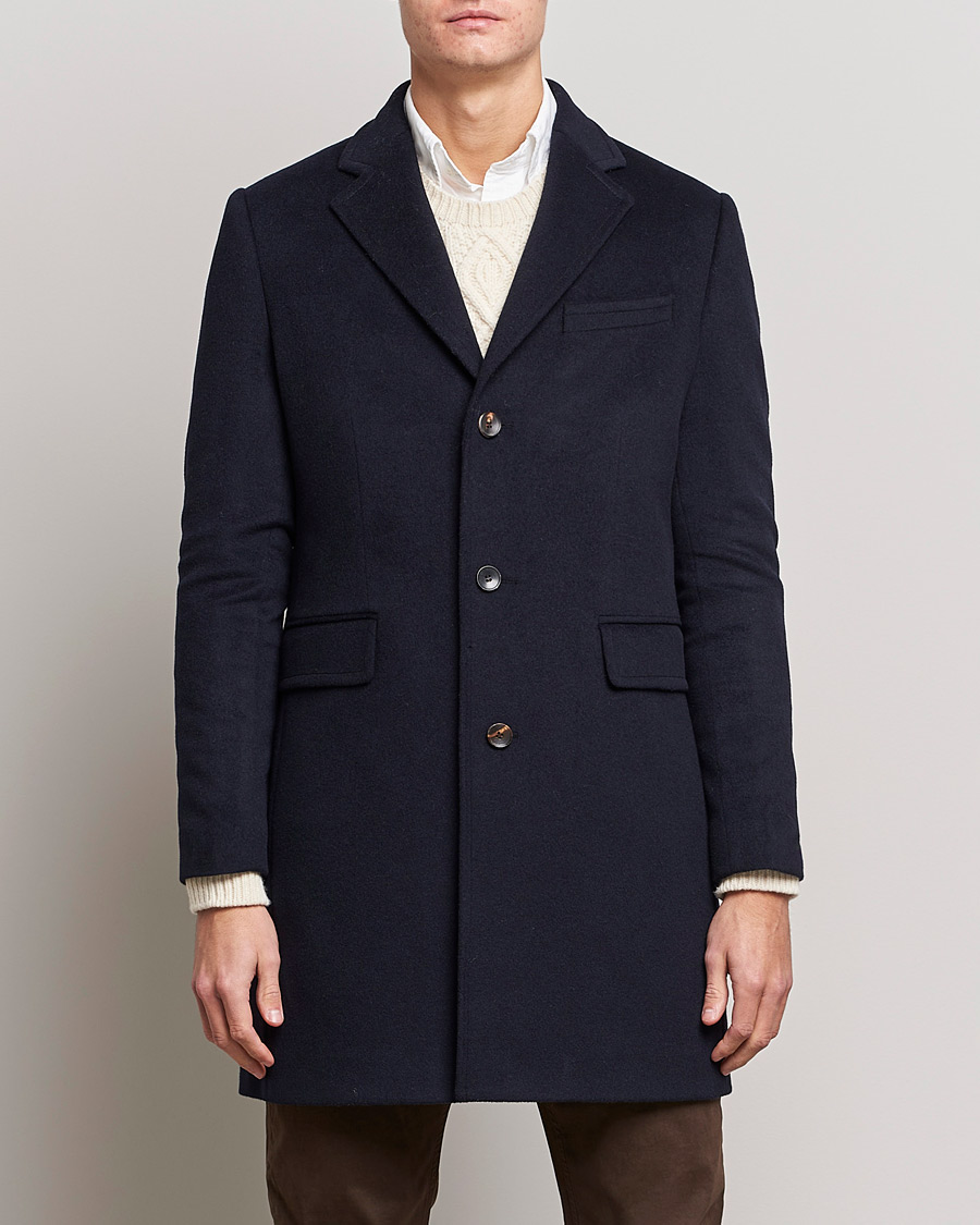 Homme | Manteaux Et Vestes | Morris | Wool/Cashmere Coat Navy