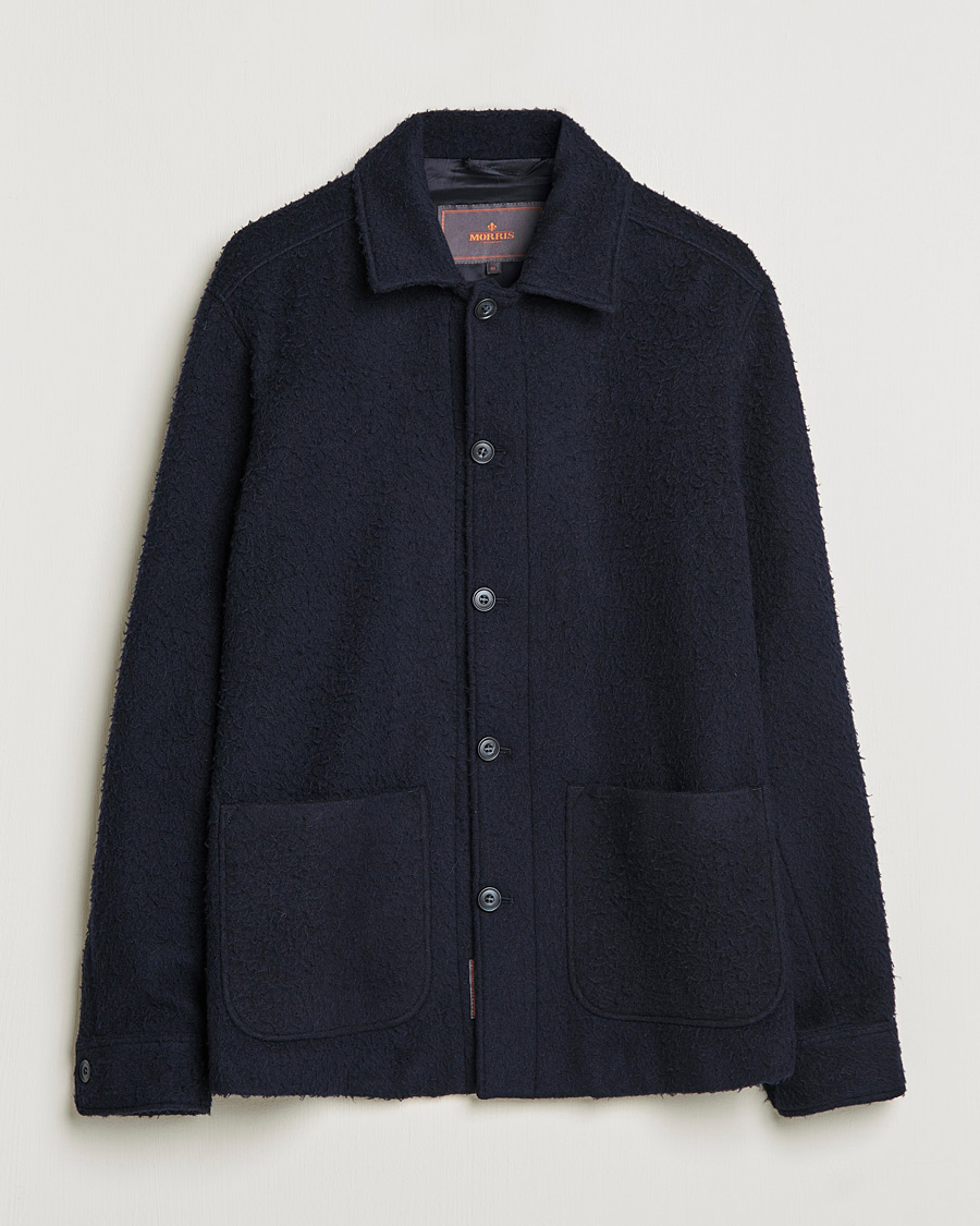 Homme | Manteaux Et Vestes | Morris | Shaggy Shirt Jacket Navy