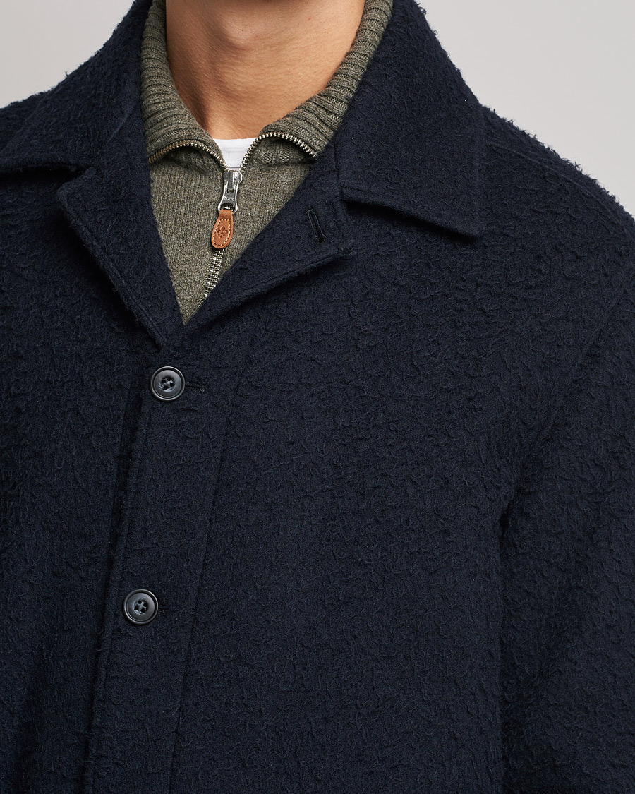Homme | Manteaux Et Vestes | Morris | Shaggy Shirt Jacket Navy