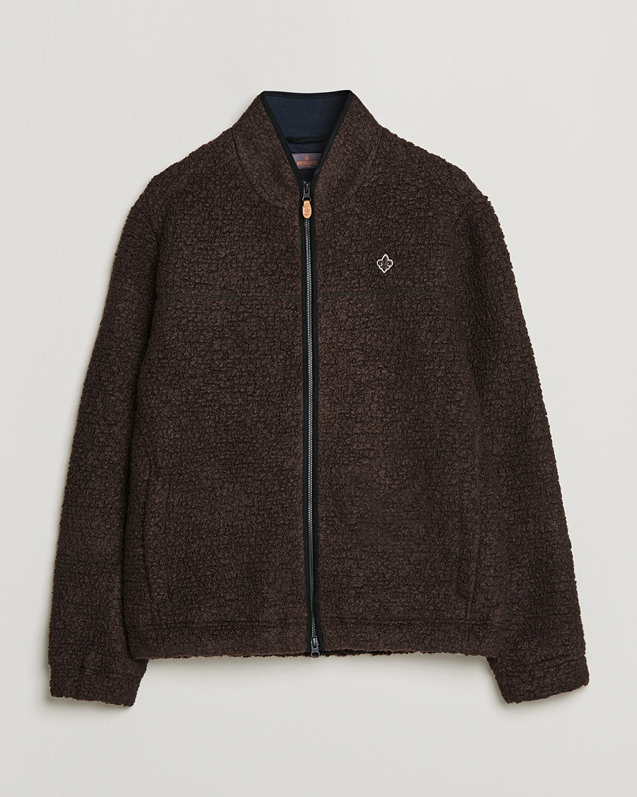 Homme | Pulls Et Tricots | Morris | Chadwick Pile Jacket Dark Brown