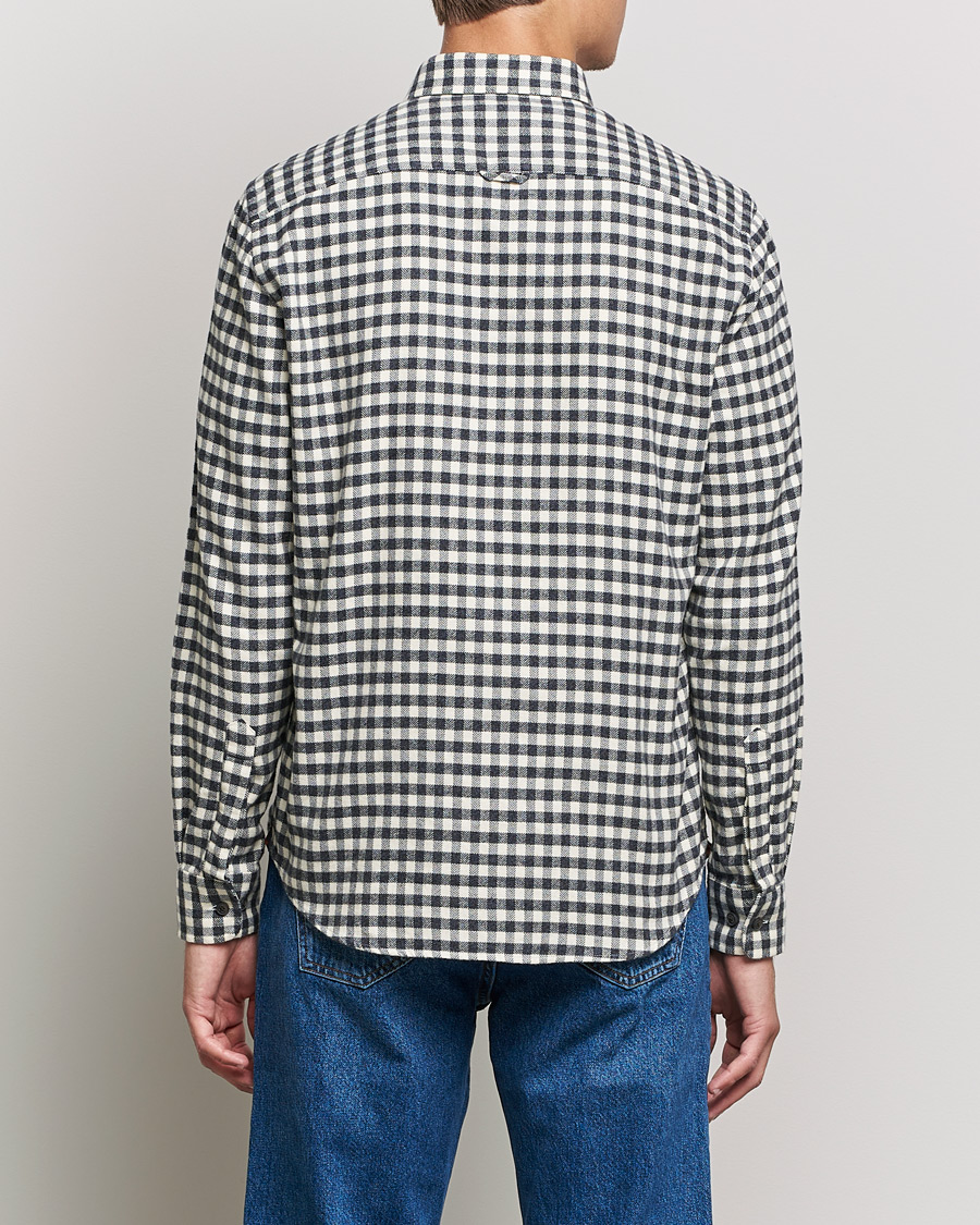 Homme | Chemises | Morris | Brushed Twill Checked Shirt Grey/White