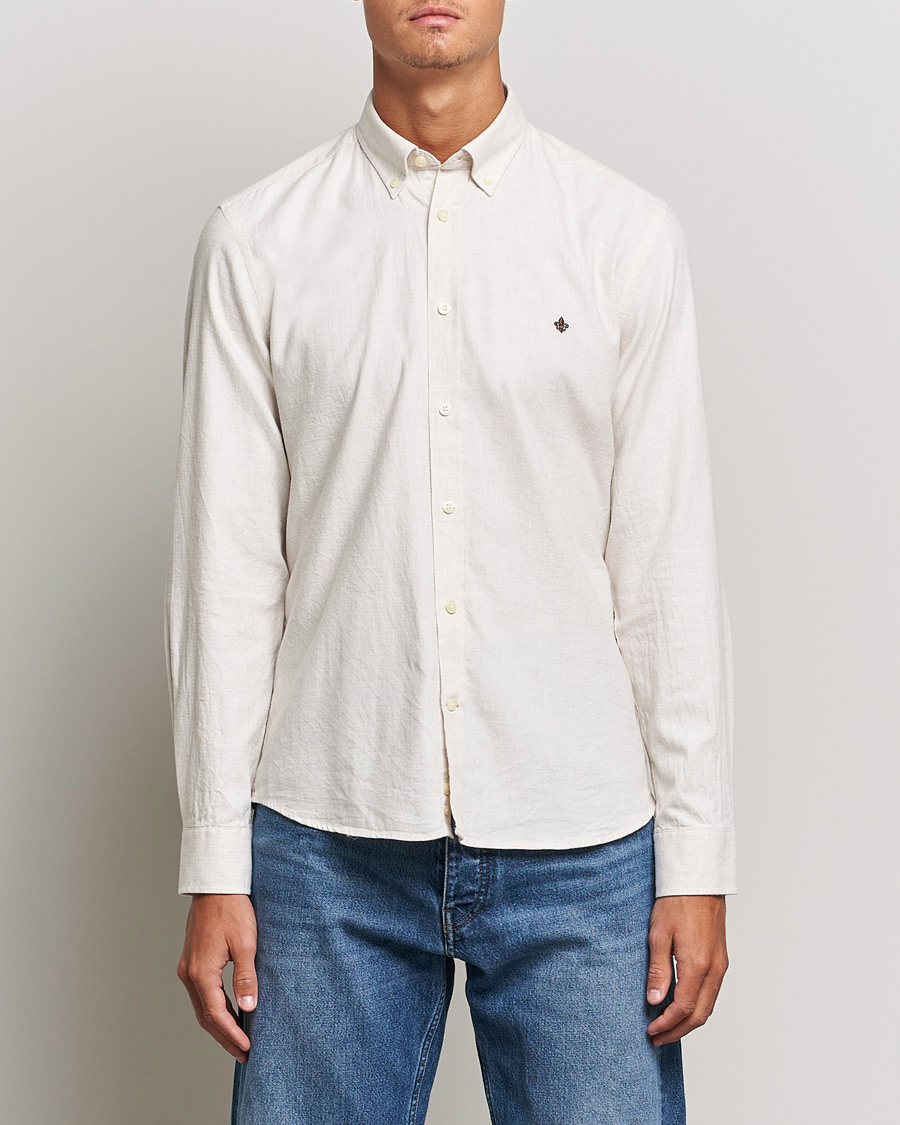 Homme | Chemises | Morris | Watts Flannel Button Down Shirt Beige