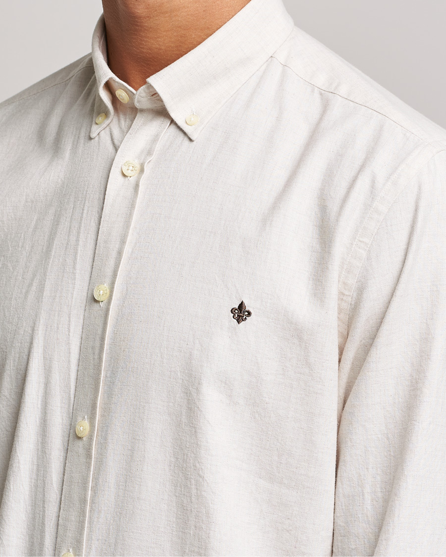 Homme | Chemises | Morris | Watts Flannel Button Down Shirt Beige