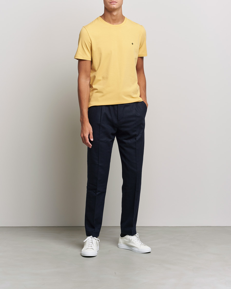 Homme | T-shirts | Morris | James Crew Neck T-shirt Yellow