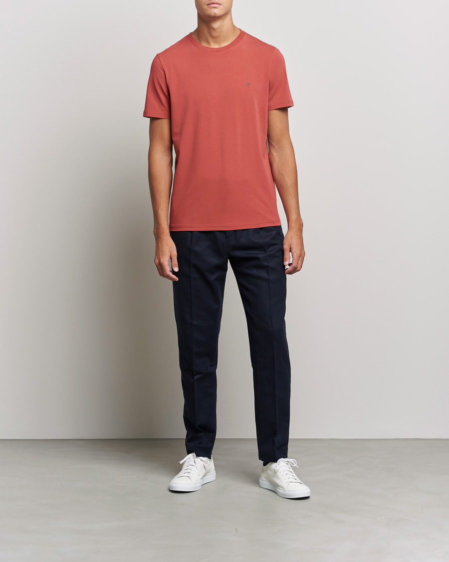 Homme | T-shirts | Morris | James Crew Neck T-shirt Red