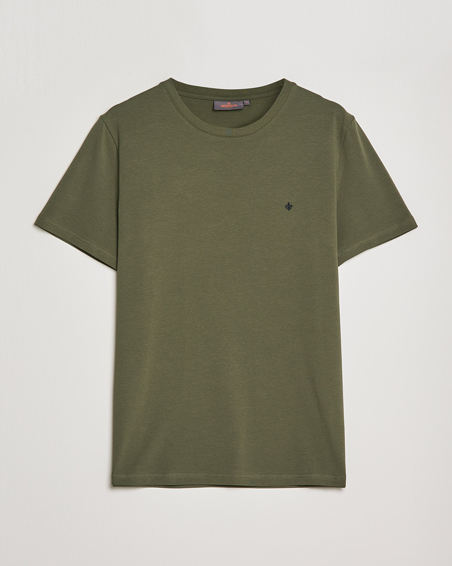 Homme | T-shirts | Morris | James Crew Neck T-shirt Olive