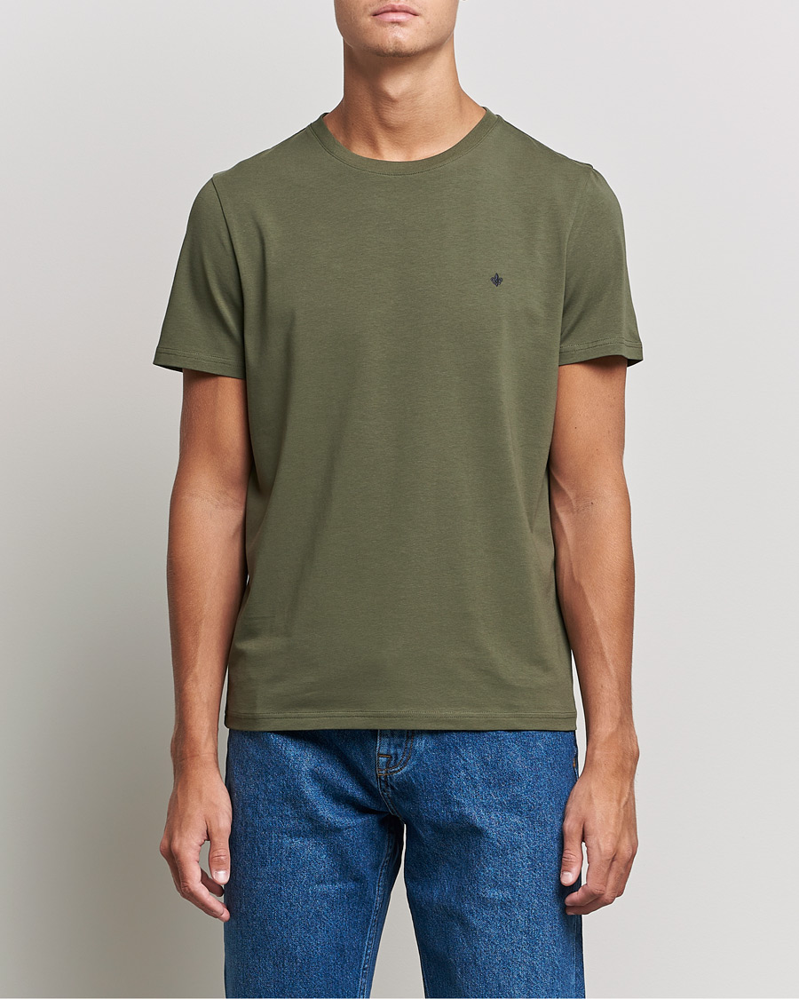 Homme | T-shirts | Morris | James Crew Neck T-shirt Olive