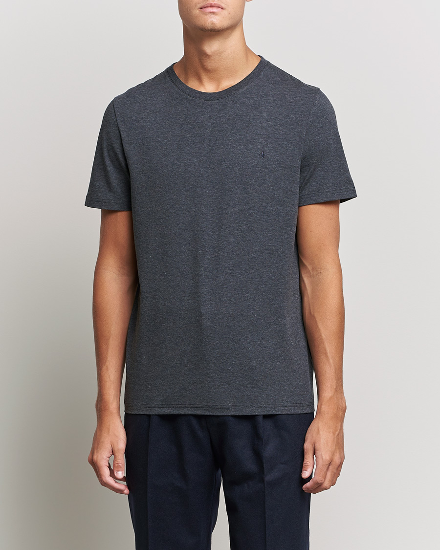 Homme | T-shirts | Morris | James Crew Neck T-shirt Dark Grey