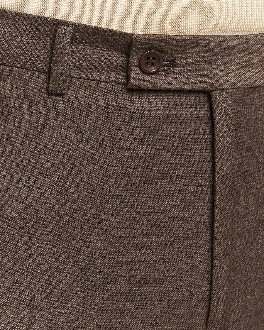 Homme | Pantalons | Morris | Bobby Flannel Trousers Brown