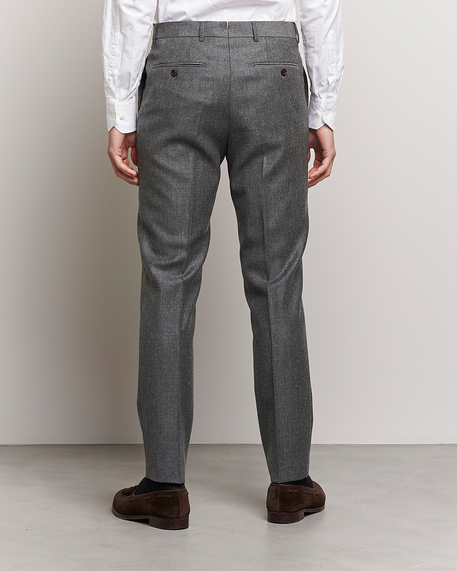 Homme | Pantalons | Morris | Bobby Flannel Trousers Grey