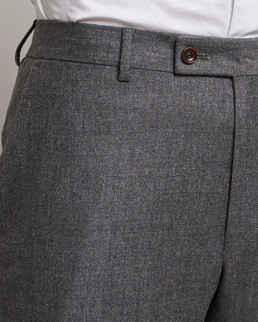 Homme | Pantalons | Morris | Bobby Flannel Trousers Grey
