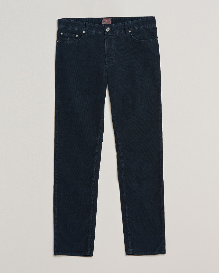 Homme | Pantalons | Morris | James Corduroy 5-Pocket Pants Navy
