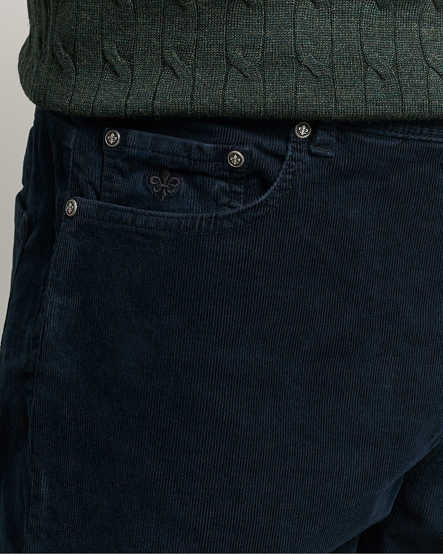 Homme | Pantalons | Morris | James Corduroy 5-Pocket Pants Navy