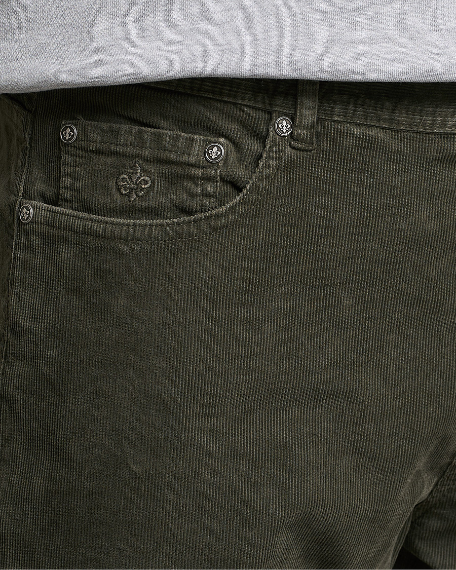 Homme | Pantalons | Morris | James Corduroy 5-Pocket Pants Olive
