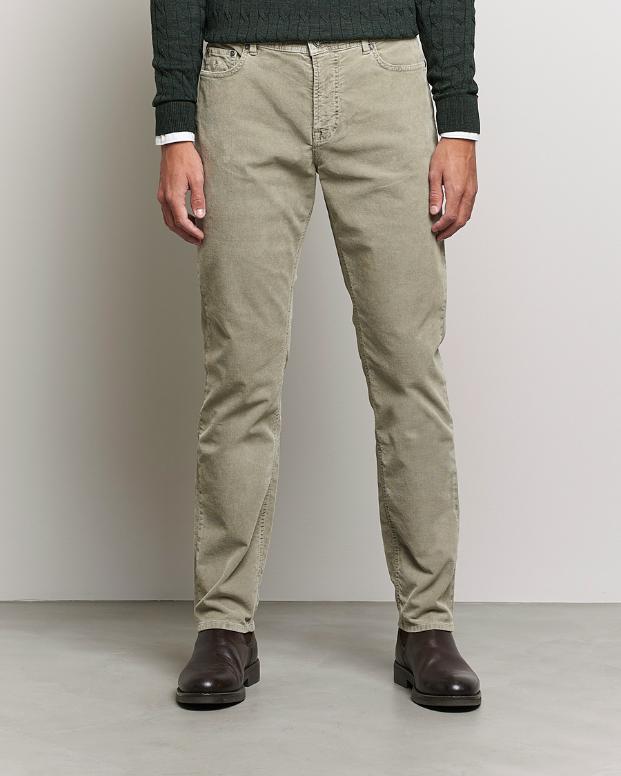 Homme | Pantalons | Morris | James Corduroy 5-Pocket Pants Khaki Grey
