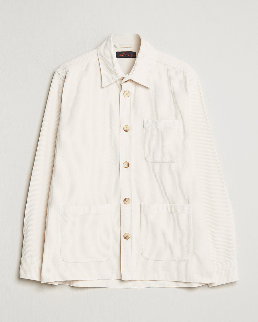 Homme | Chemises | Morris | Heaton Corduroy Shirt Jacket Off White